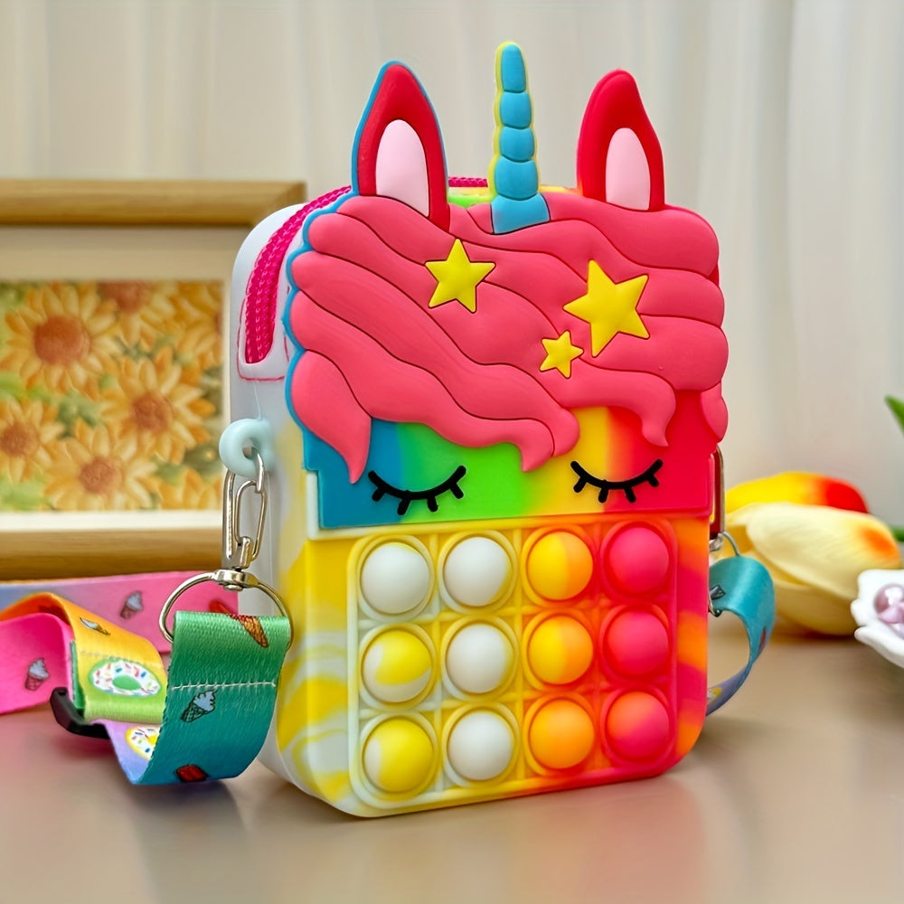 π Magical Unicorn Satchel π¦π - Adorable Coin Purse for Little Dreamers! π Ideal Gift for Ages 3-6! - Pixie Quill