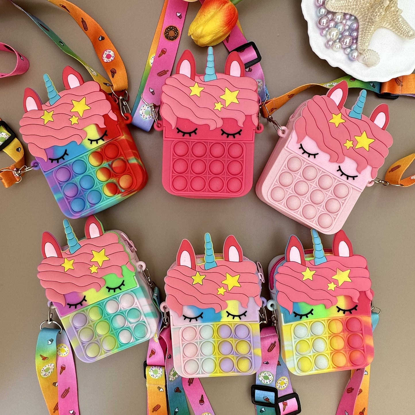 π Magical Unicorn Satchel π¦π - Adorable Coin Purse for Little Dreamers! π Ideal Gift for Ages 3-6! - Pixie Quill