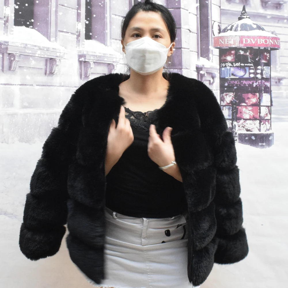 Kawaii Cozy Faux Fur Jacket 🌟✨ | Chic Winter Outerwear for Stylish Ladies ❄️💕