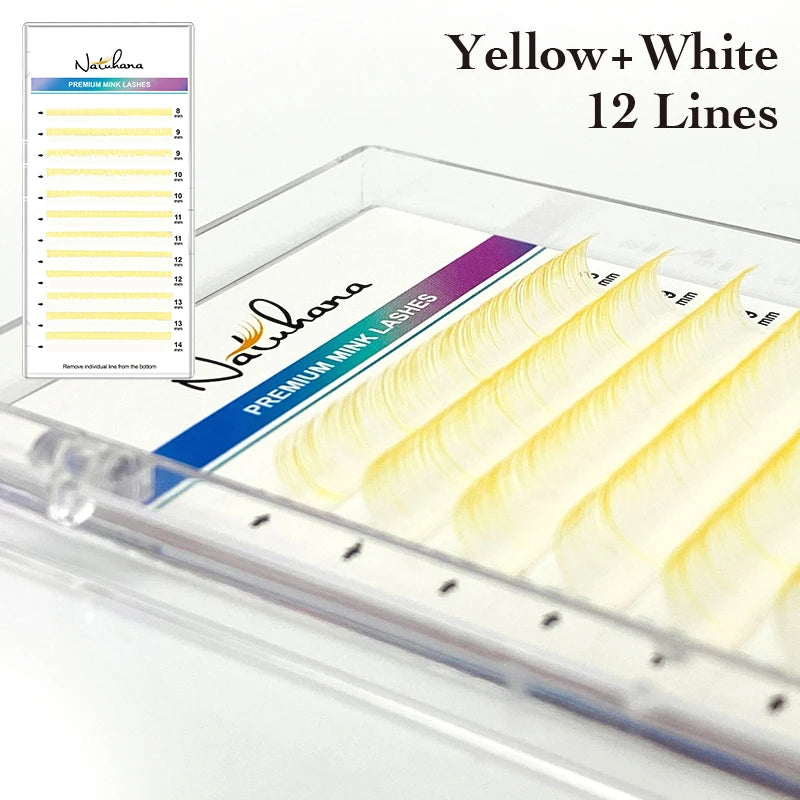 π Kawaii Ombre Rainbow Faux Mink Eyelashes - Colorful Gradient Extensions! π¦β¨