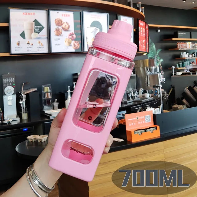 π Kawaii Square Straw Bottle π₯€β¨ Cute & Colorful Water Container for Adventures! ποΈπ