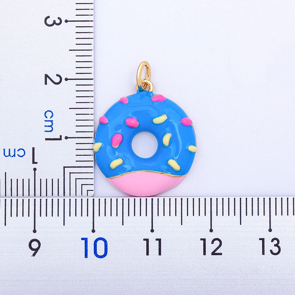 Sweet Kawaii Donut Pendant Necklace π©β¨