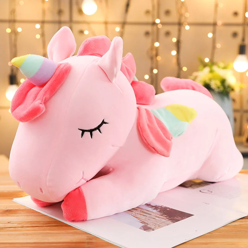 Giant Unicorn Plush Toy 25 To 100cm Soft Stuffed Doll Cute Pillow For Kids Girls Birthday Gift π¦π§Έβ¨