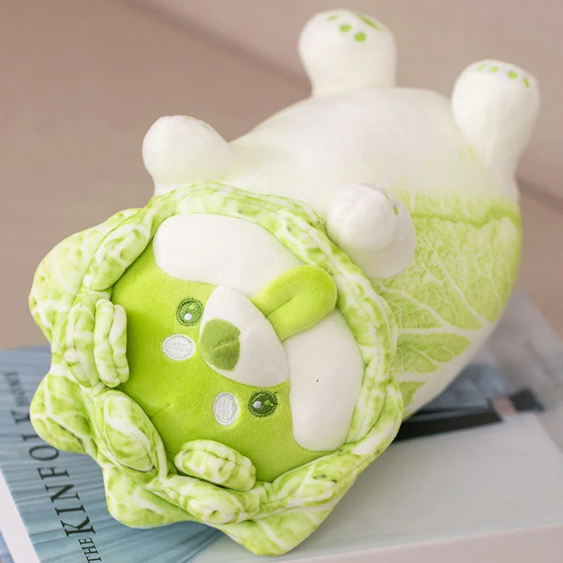 Shiba Inu Cabbage Plush Pillow πΆπ₯¬ | Kawaii Stuffed Animal Cushion for Home & Gifts πβ¨