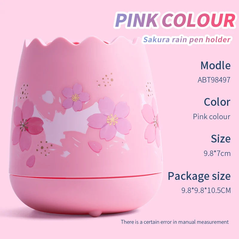 Kawaii Cherry Blossom Egg Pen Holder πΈβ¨ | Cute Pink Storage Pencil Case for School & Office Supplies ποΈπ