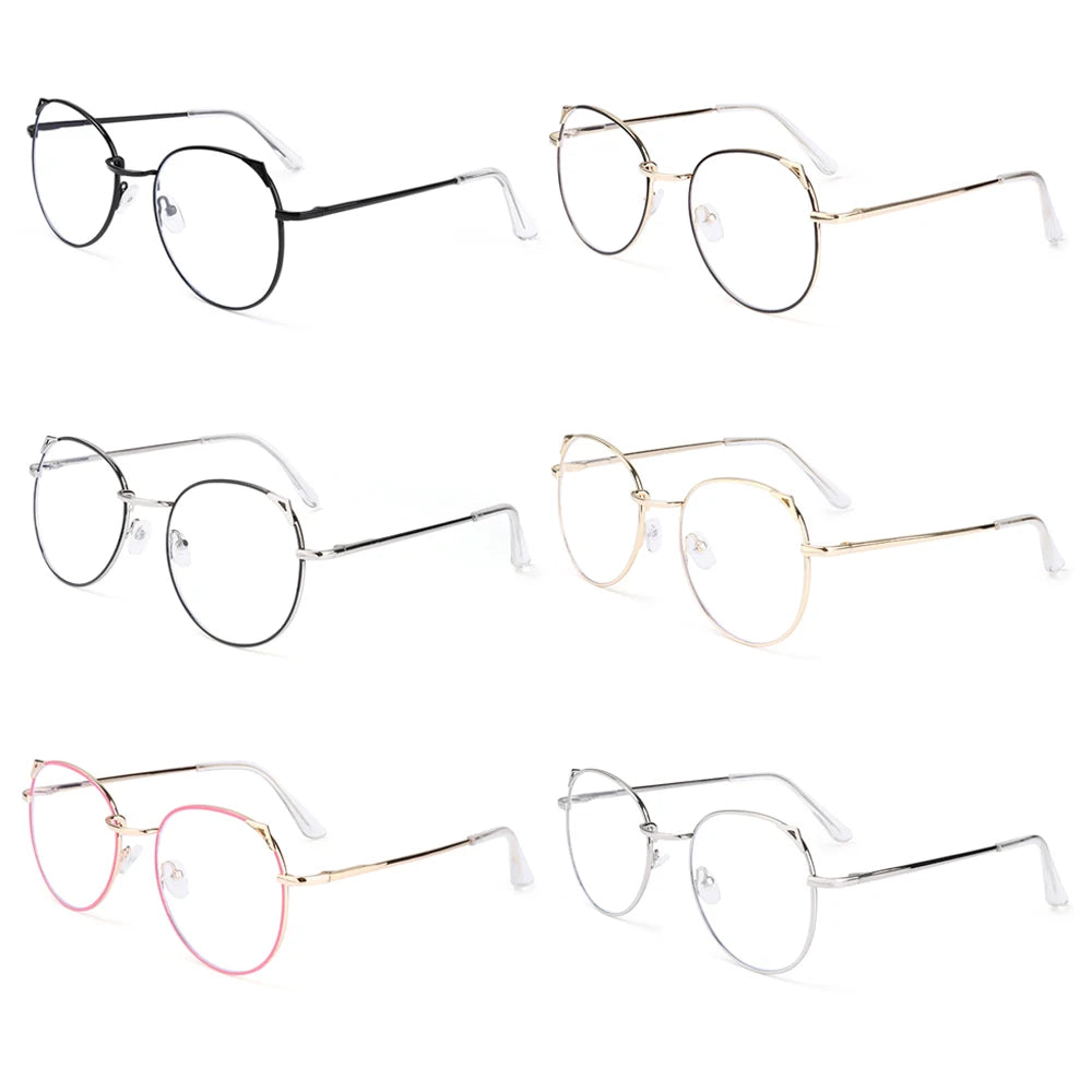 Kawaii Cat Ear Anti-Blue Light Glasses πΎβ¨ | Cute Metal Eyewear for Stylish Eye Protection! ππ