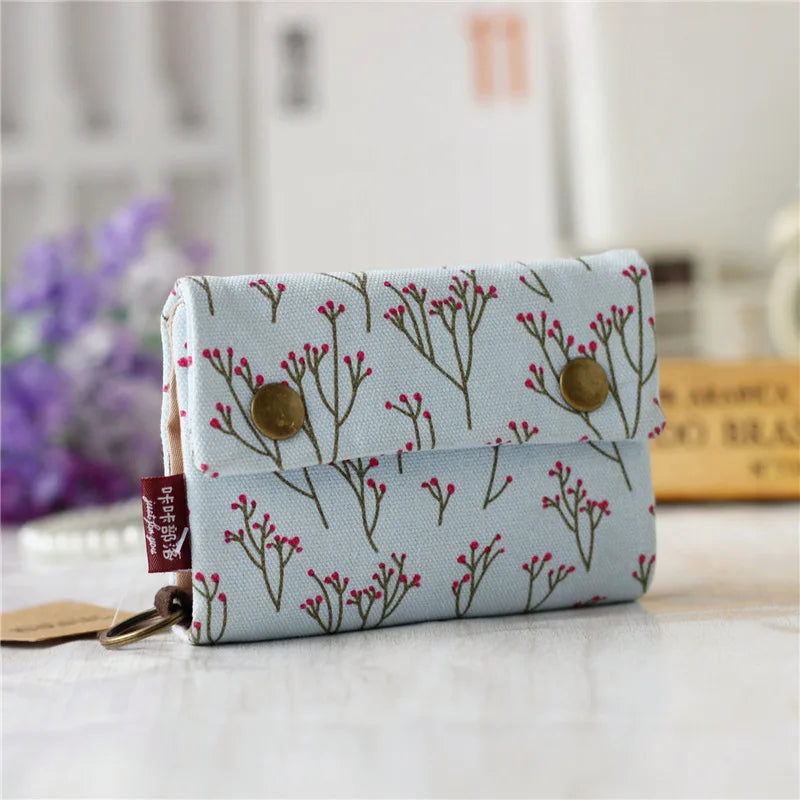 Kawaii Canvas Coin Pouch πβ¨ | Cute Cartoon Key Organizer Wallet for Girls ππ | Adorable Mini Money Bag!