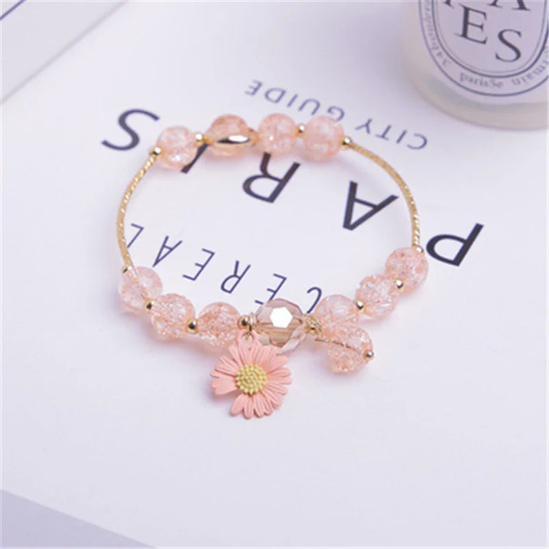 💖 Adorable Kawaii Popcorn Beads Bracelet 🌈 for Girls - Whimsical Friendship Jewelry 🌟