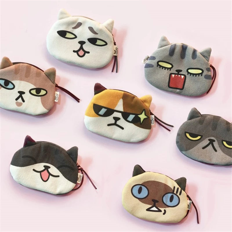 Adorable Cartoon Cat Wallet π±β¨ - Cute Mini Purse for Girls & Kids! ππ