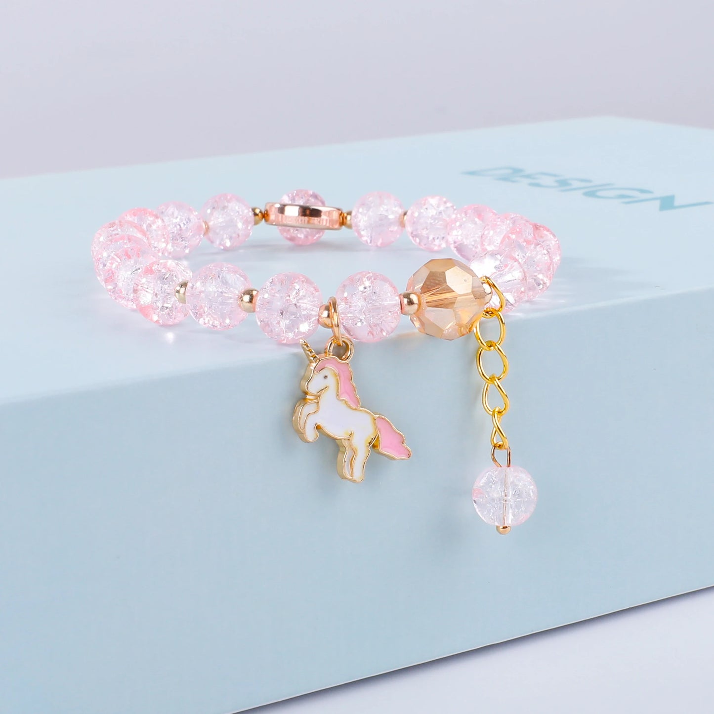 💖 Adorable Kawaii Popcorn Beads Bracelet 🌈 for Girls - Whimsical Friendship Jewelry 🌟