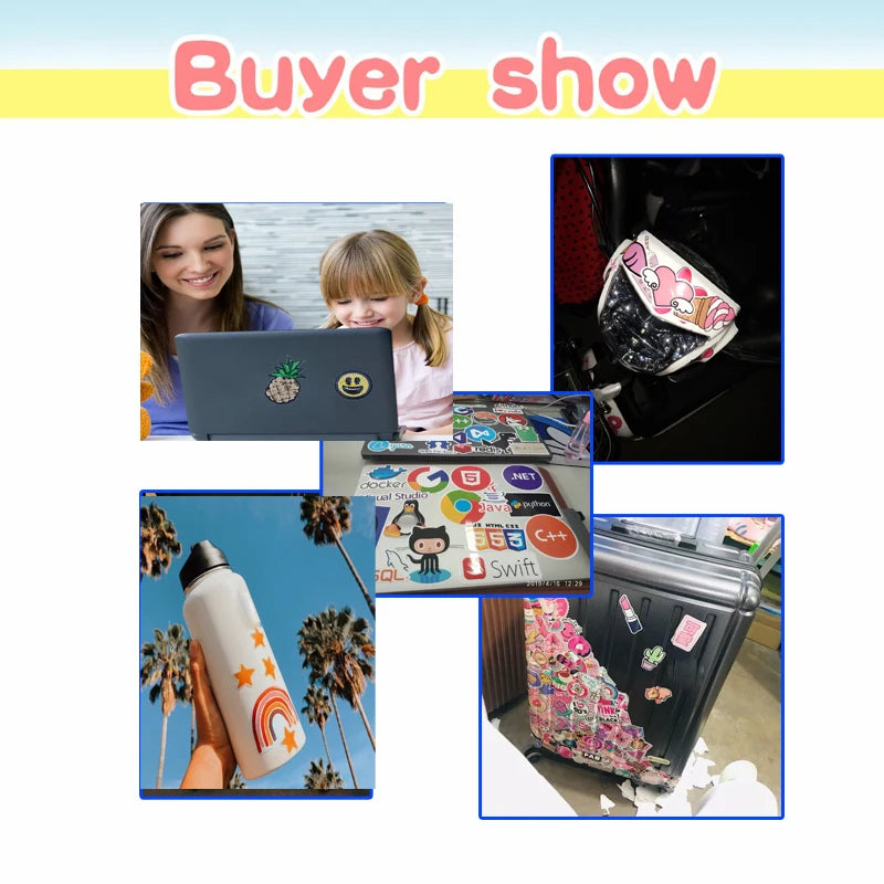 50 Adorable Kawaii Alpaca LLama Stickers π¦β¨ | 50PCS Cute PVC Decals for DIY | Perfect for Luggage, Guitar & More! πΈπ