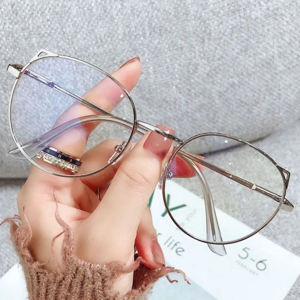 Kawaii Cat Ear Anti-Blue Light Glasses πΎβ¨ | Cute Metal Eyewear for Stylish Eye Protection! ππ