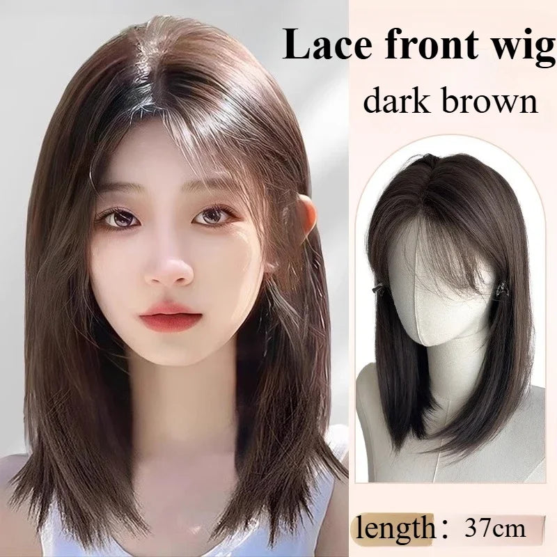 Kawaii Pink Blonde Bob Wig πΈβ¨ | Lace Front Headband Wig for Cosplay & Daily Style ππ