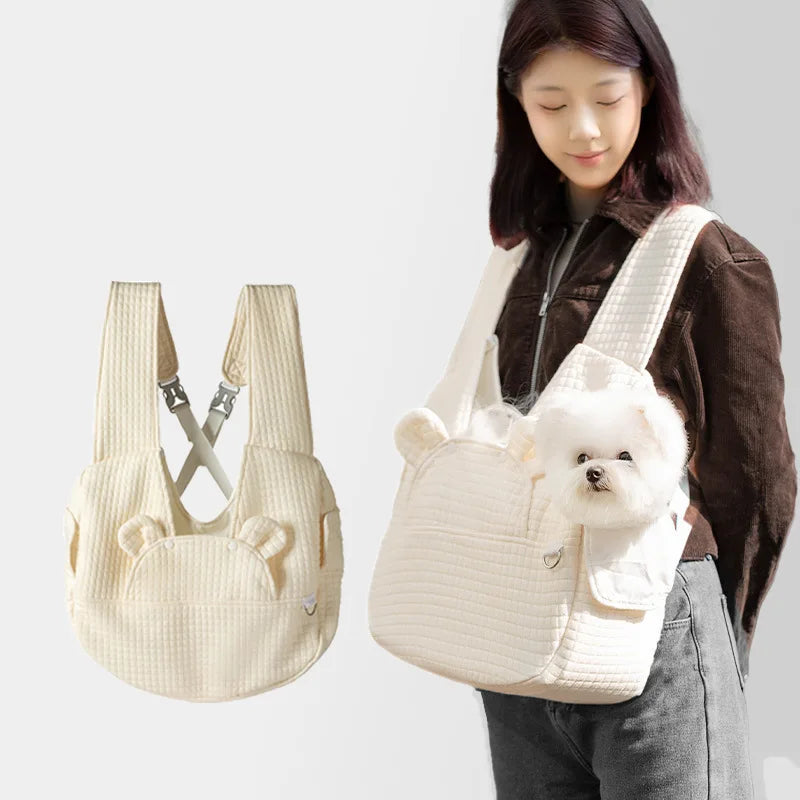 Kawaii Cozy Pet Backpack πΆπ | Large Capacity Travel Carrier for Small Dogs & Cats π±β¨