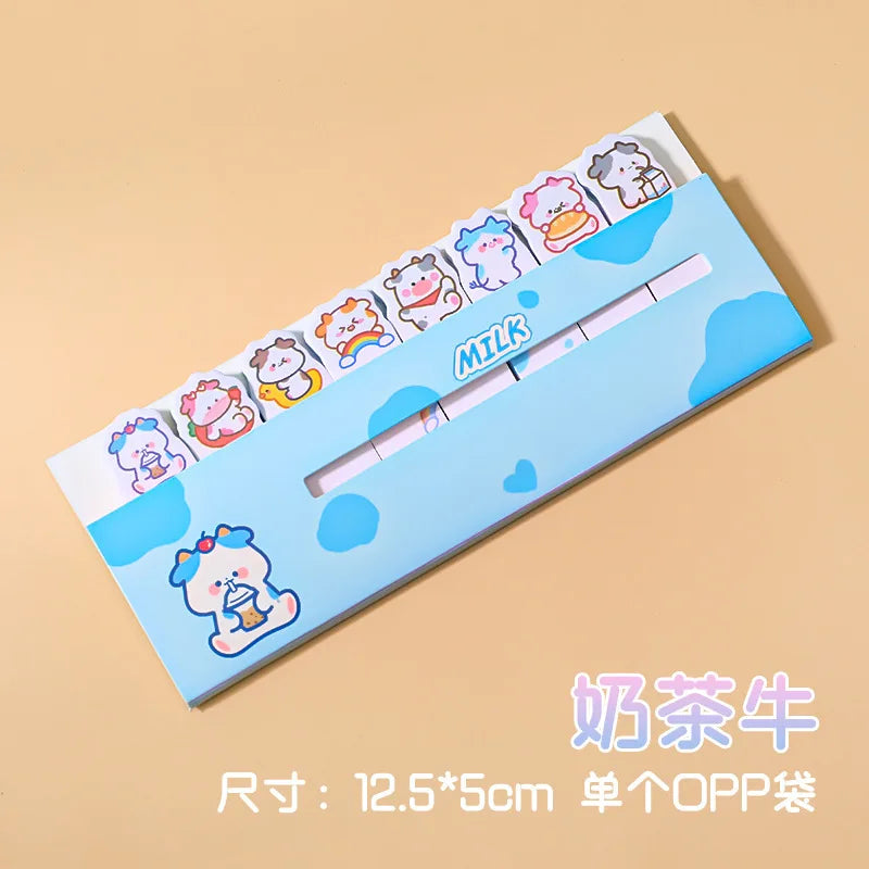 ππ 120 PCS Cute & Colorful Cartoon Fruit & Flower Sticky Notes - Perfect for Fun Page Marking & Creative Organization! πΌπ