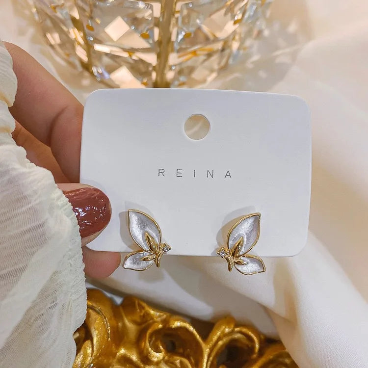 β¨ Adorable Resin Butterfly Studs π¦ for Trendy Girls | Elegant & Sweet Jewelry Gift! πβ¨