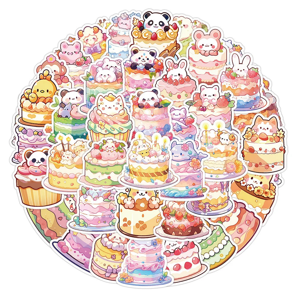 Kawaii Animal Cartoon Stickers π | 10/30/60pcs Cute Aesthetic Decor for Laptops, Notebooks & More πΎβ¨