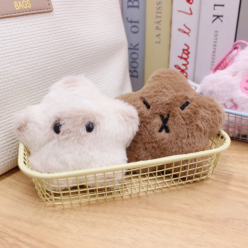 Kawaii Capybara Squeaky Plush Keychain πΎβ¨ Cute Cartoon Animal Bag Charm for Couples & Kids ππ