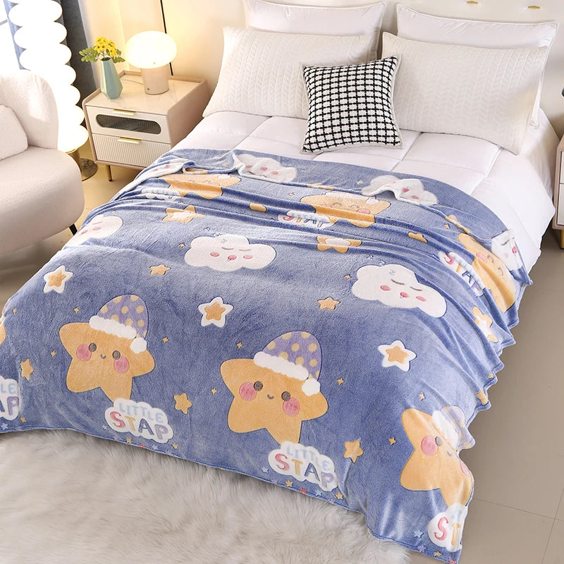 πΈπ Adorable Pink Strawberry Rabbit Throw Blanket for Cozy Cuddles! π°β¨ - Pixie Quill