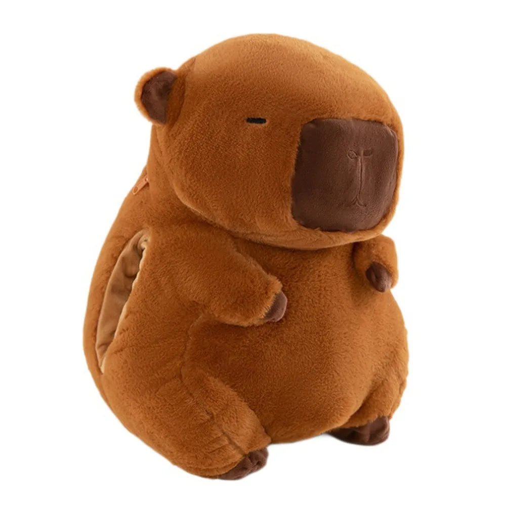 Kawaii Capybara Plush Hand Warmer Pillow ๐พ๐ - Adorable Stuffed Doll for Cozy Comfort!