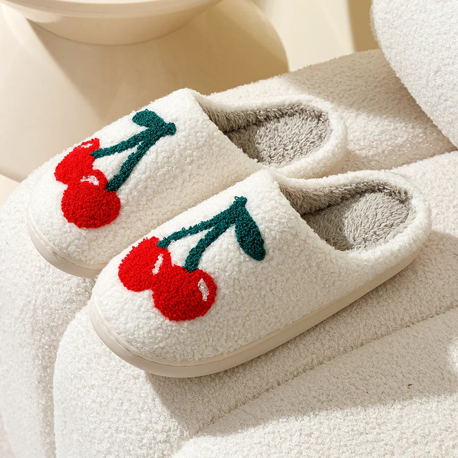 Kawaii Lemon Slice Indoor Slippers πβ¨ - Cozy & Cute Winter Footwear for Women ππ₯Ώ