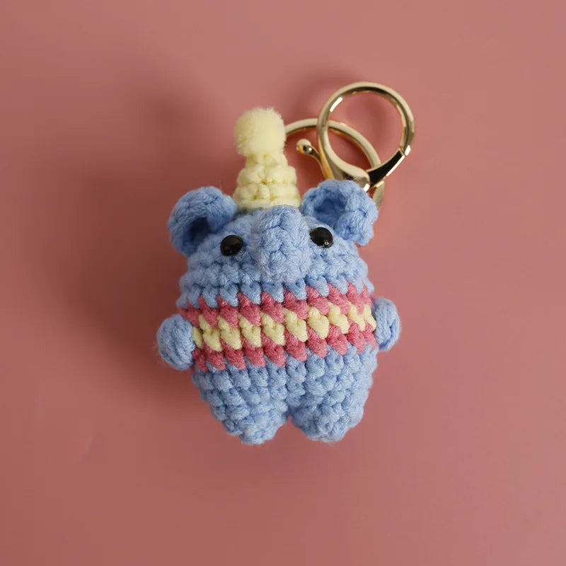 Bear Couple Keychains Crochet Duo For Keys And Bags Cute Handcrafted Charms 🧶🐻