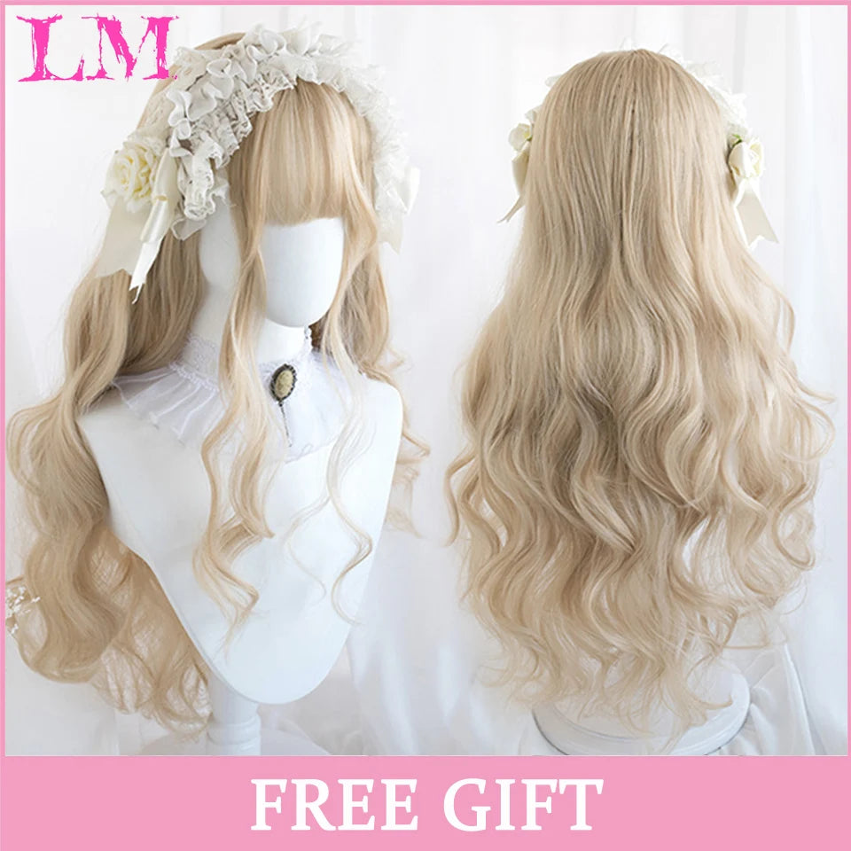 Kawaii Ombre Pink Wavy Wig πβ¨ | Heat Resistant Hair for Cosplay & Daily Fun! ππΈ