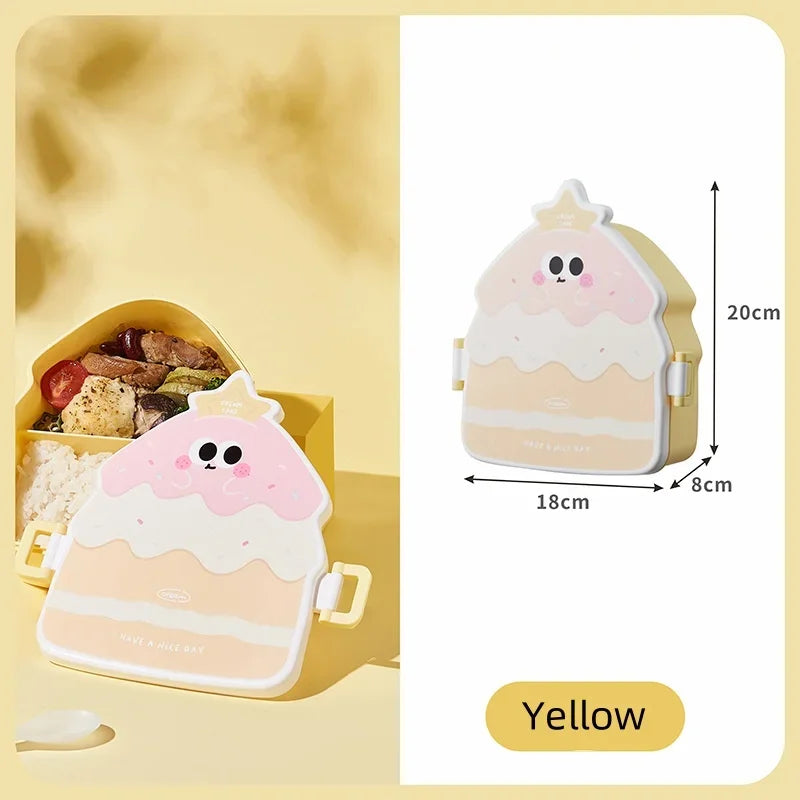 Kawaii Bento Lunch Box πΈπ - Adorable Leakproof Food Container for Kids & Toddlers | Perfect for School, Picnics & Travel! π±β¨