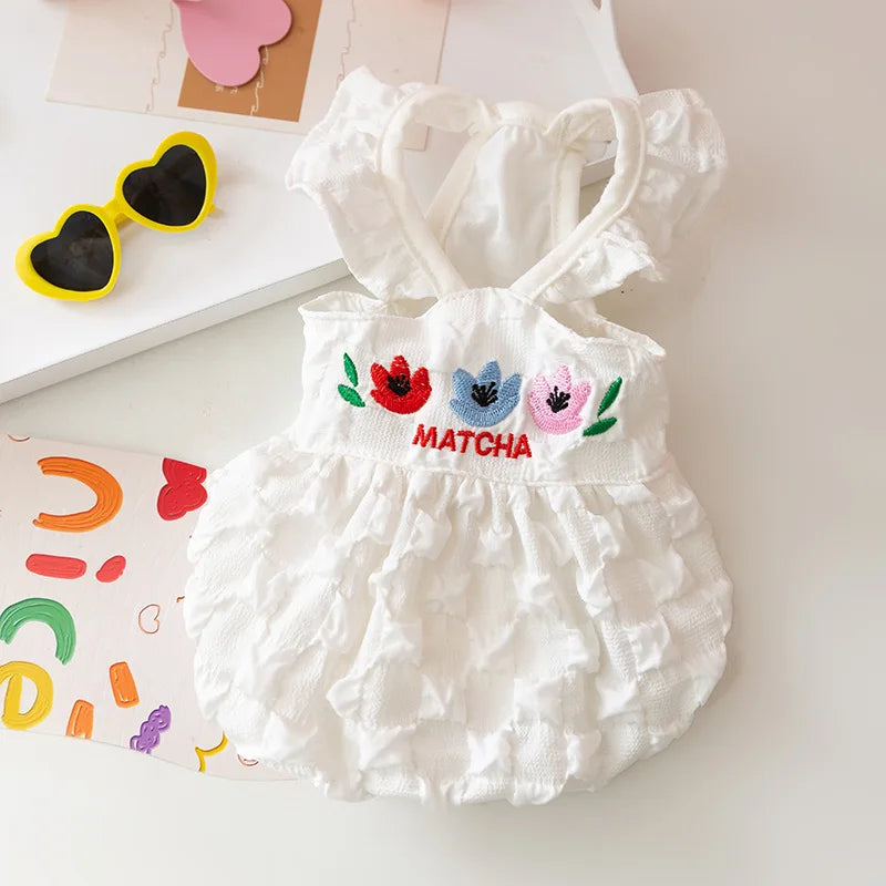 โจ Adorable Summer Pup Dress ๐ธ for Stylish Small Dogs! ๐พโจ