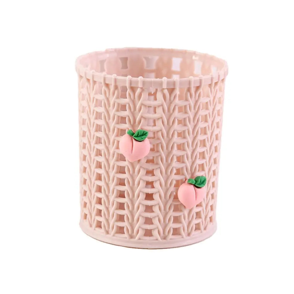 Kawaii Cartoon Vine Pen Holder πΏβ¨ Cute Makeup Brush & Stationery Organizer for Students π¨ποΈ