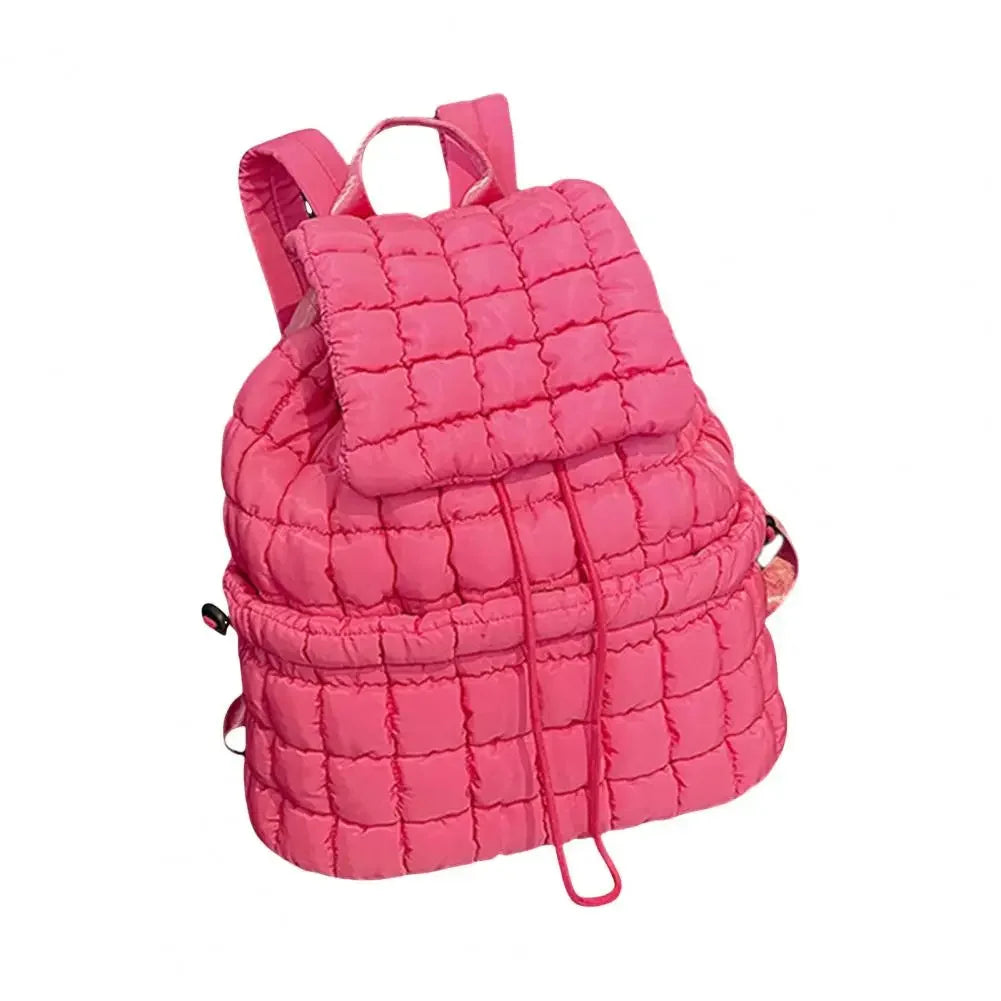 Kawaii Bubble Check 18L Backpack πβ¨ - Stylish Flap Top & Drawstring Closure for School & Travel! ππ