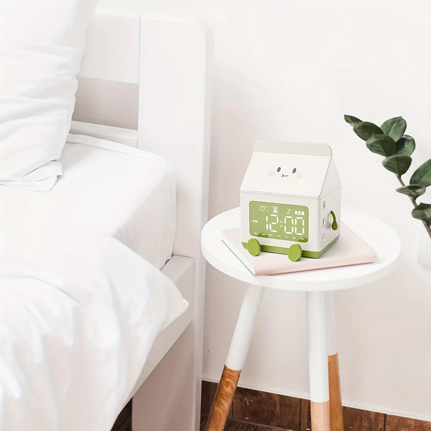 Kawaii Milk Box Mini Alarm Clock πβ¨ β Cute Countdown Timer & LED Date Display for Your Cozy Bedroom! ππ