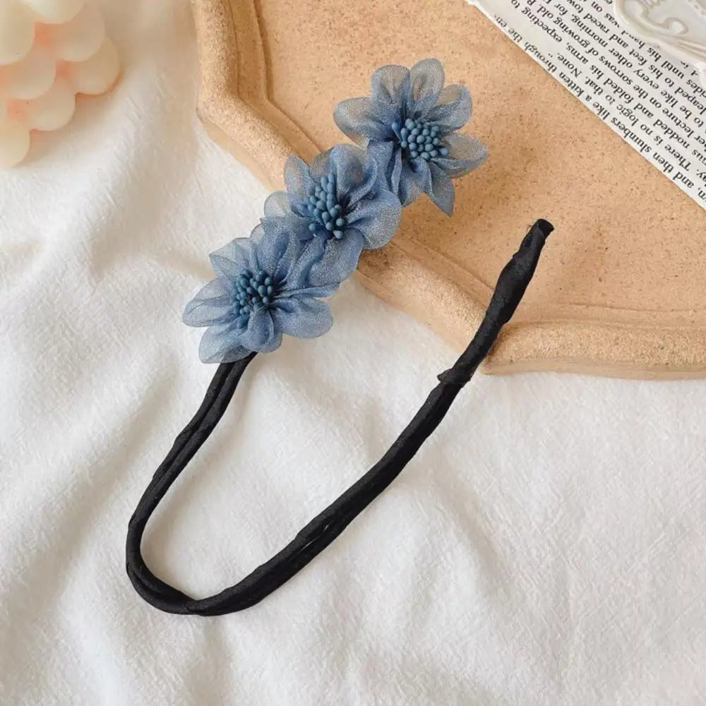 Kawaii Butterfly Hair Bun Maker π¦β¨ Cute DIY Styling Tool for Girls - Velvet & Pearl Hair Accessories!