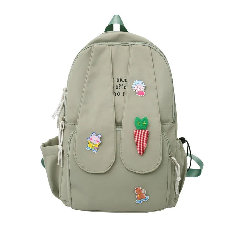 Kawaii Bunny Ear Backpack ππ° | Adorable Anime School Bag for Girls & Teens | Fun & Fashionable College Bookbag β¨