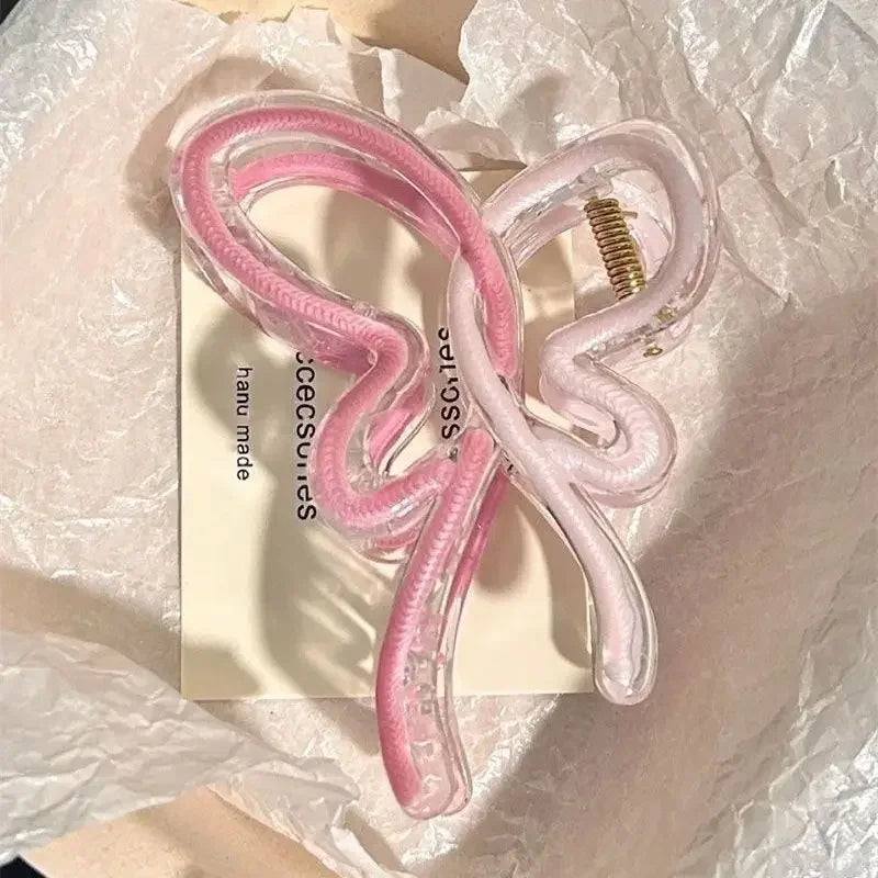 Kawaii Butterfly Bow Hair Claw Clips π¦β¨ | Adorable Acrylic Hair Accessories for Women & Girls π