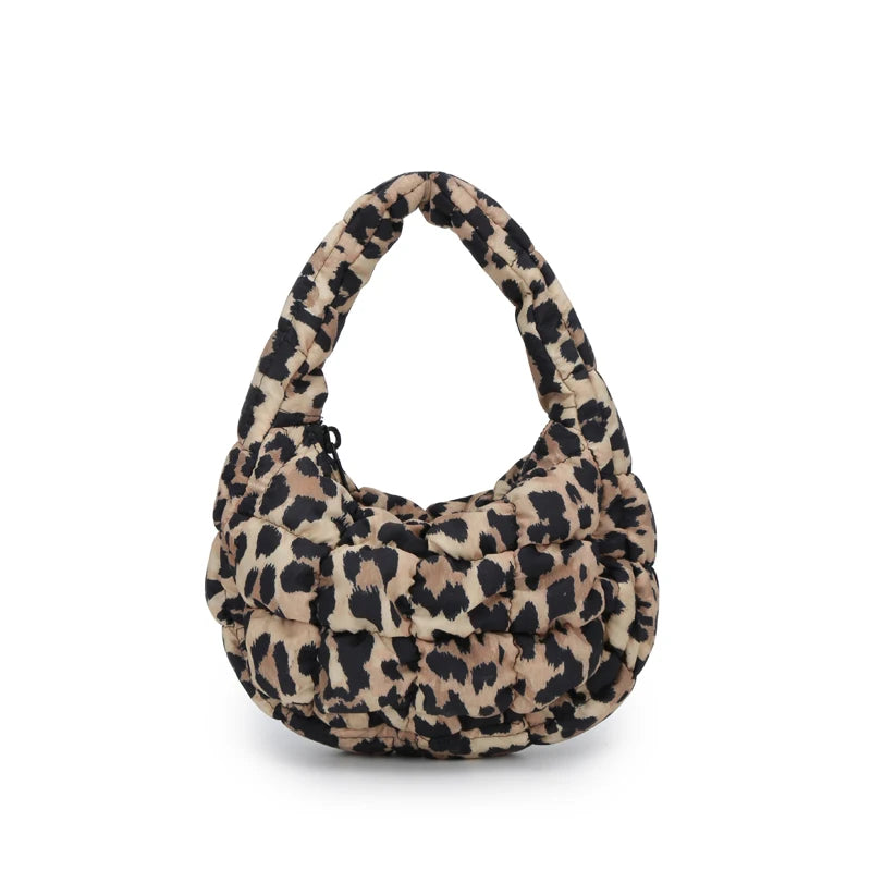 Kawaii Pleated Cloud Mini Handbag πβ¨ | Adorable Soft Nylon Tote Bag for Trendy Women ππ