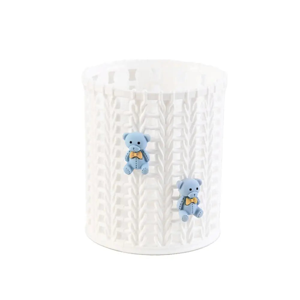 Kawaii Cartoon Vine Pen Holder πΏβ¨ Cute Makeup Brush & Stationery Organizer for Students π¨ποΈ