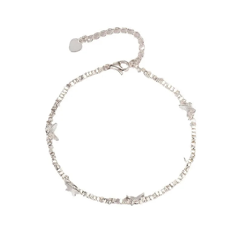 β¨ Kawaii Butterfly Charm Bracelet πΈ - 925 Silver Bead Design for Girls π | Perfect Gift & Dropshipping!