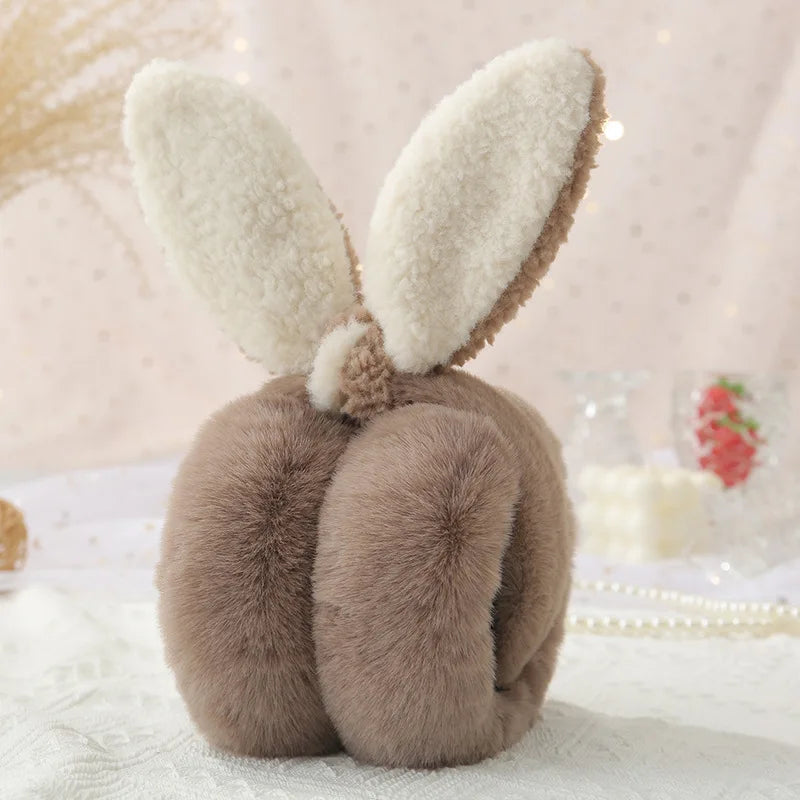 Adorable Plush Cat Ear Earmuffs for Winter Wonderland βοΈπΎβ¨