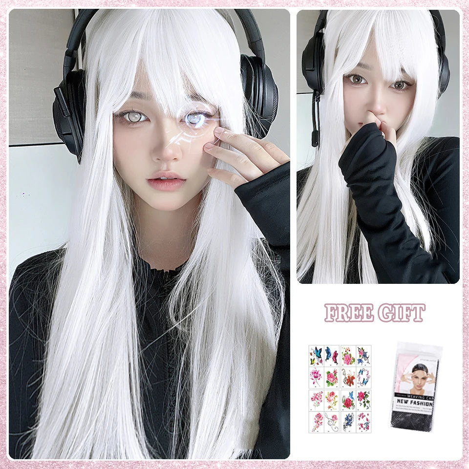 Kawaii Ombre Pink Wavy Wig πβ¨ | Heat Resistant Hair for Cosplay & Daily Fun! ππΈ