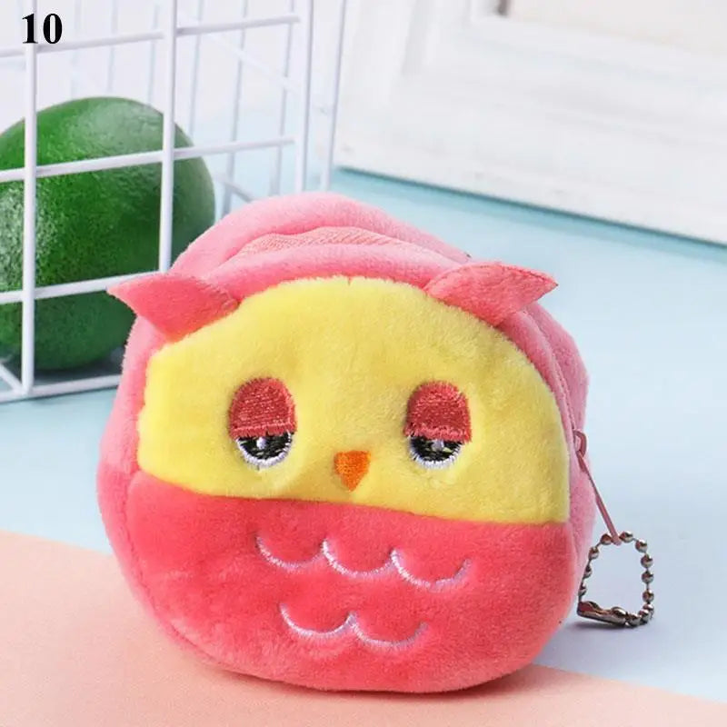๐๐Adorable Fruit Plush Coin Pouch - Mini Wallet for Sweeties! ๐โจ
