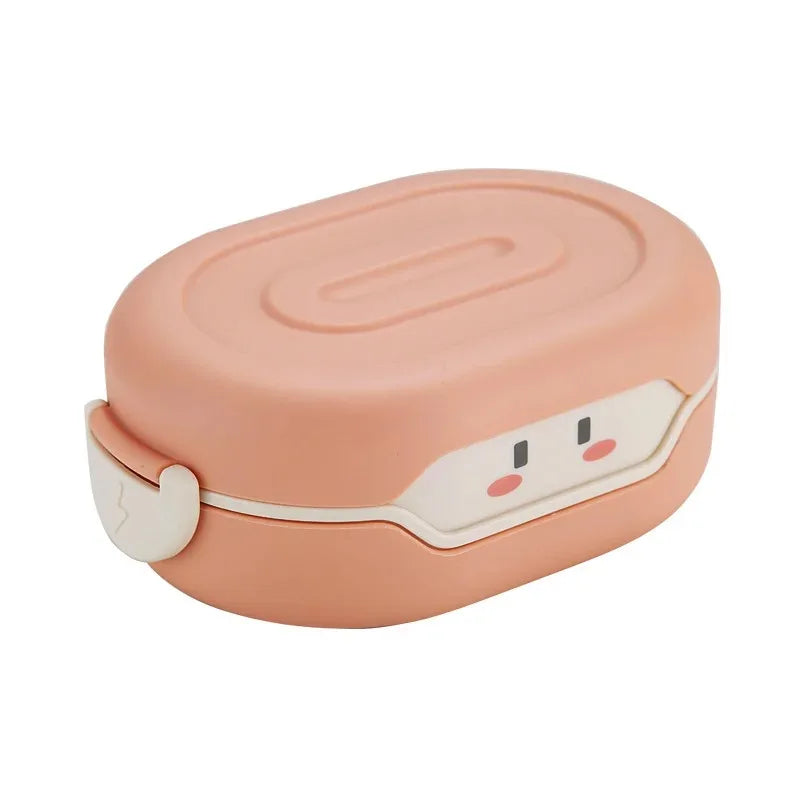 Kawaii Bento Lunch Box πΈπ - Adorable Leakproof Food Container for Kids & Toddlers | Perfect for School, Picnics & Travel! π±β¨