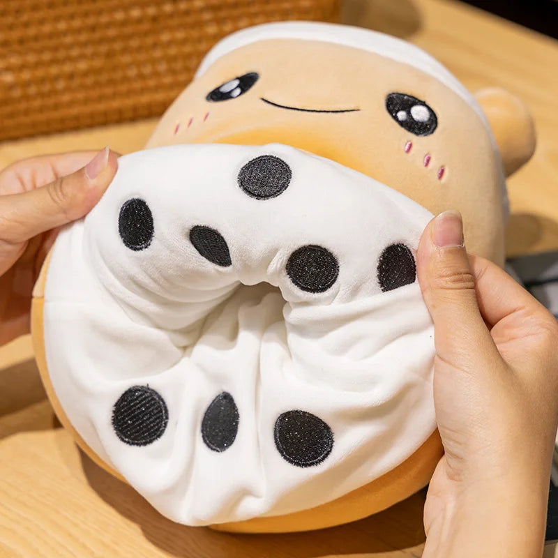 π Boba Buddy Plushie π΅β¨ Reversible Cuddle Toy with Secret Pouch! π - Pixie Quill