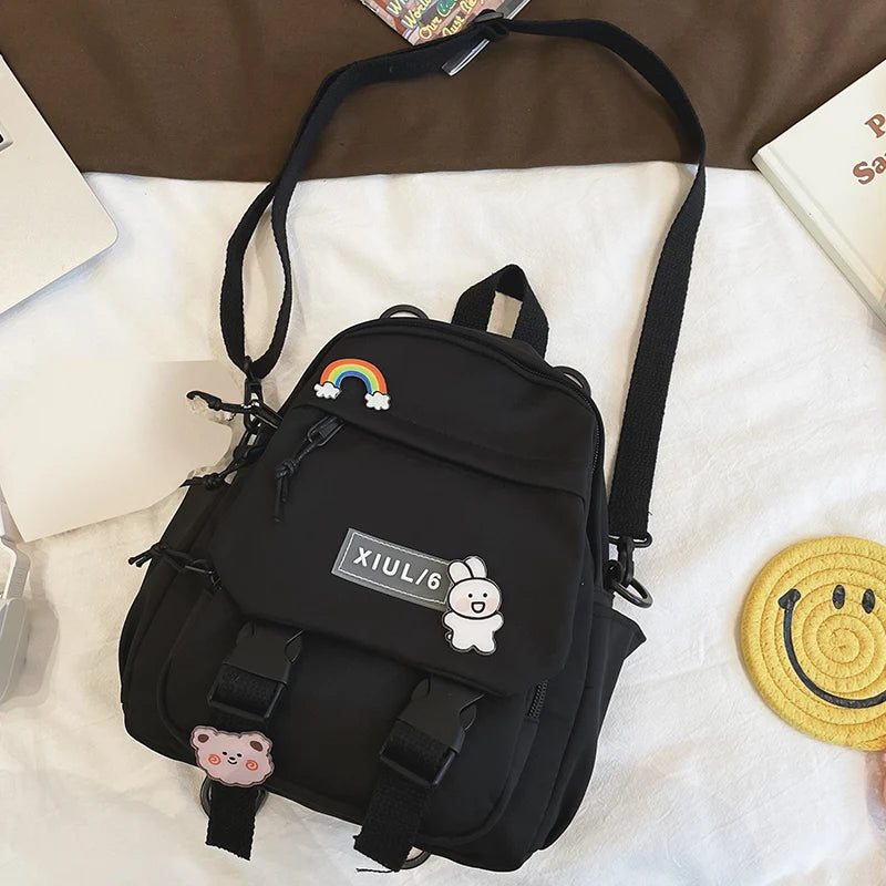 Kawaii Mini Backpack πΈβ¨ | Cute Dual-Use School Bag for Girls π | Adorable Travel Rucksack for Teens π