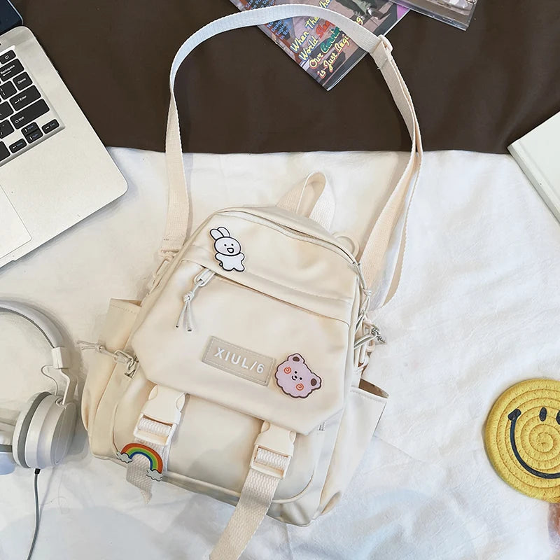 Kawaii Mini Backpack πΈβ¨ | Cute Dual-Use School Bag for Girls π | Adorable Travel Rucksack for Teens π