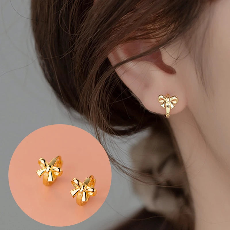 Kawaii Bow Knot Earrings β¨ | 925 Sterling Silver Tassel Jewelry for Women π | Perfect Gift for Her π