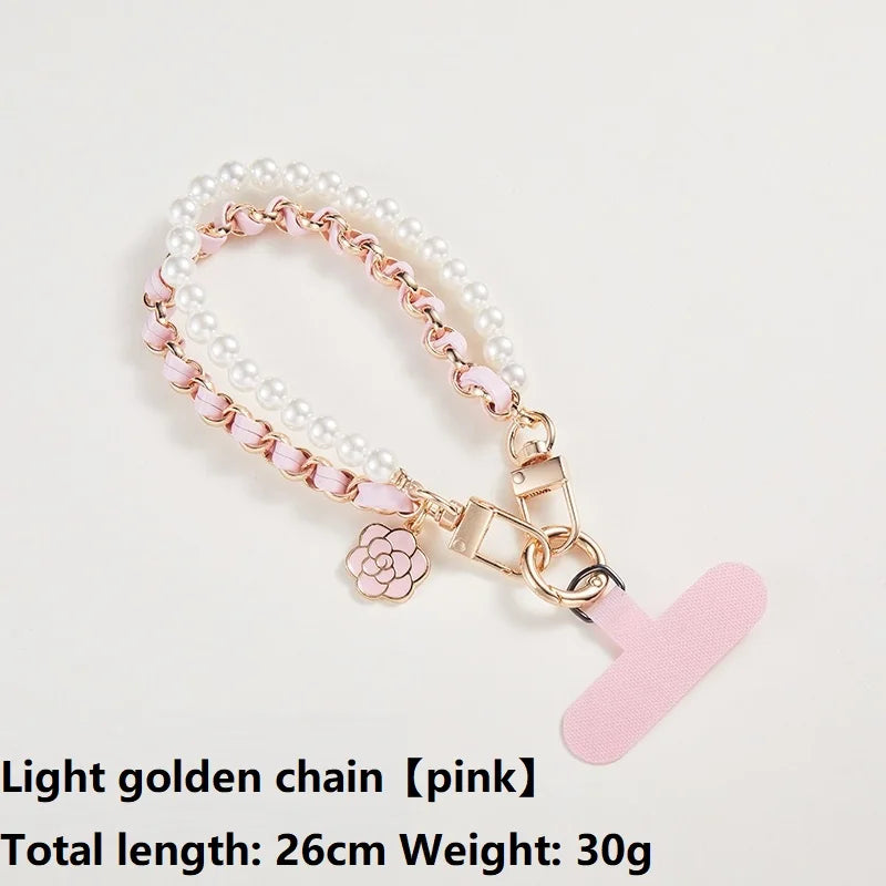 Cute Pearl Doll Phone Lanyard With Bead Chain Anti Loss SJGS19 π±π