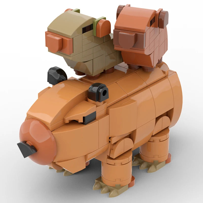 Kawaii Capybara Building Blocks Set πΎβ¨ | Creative Animal Bricks for Kids π§©π | Perfect Christmas Gift!