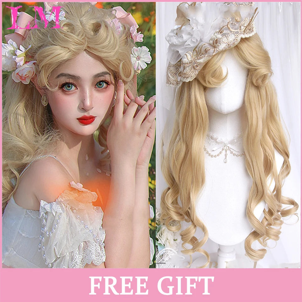 Kawaii Ombre Pink Wavy Wig πβ¨ | Heat Resistant Hair for Cosplay & Daily Fun! ππΈ