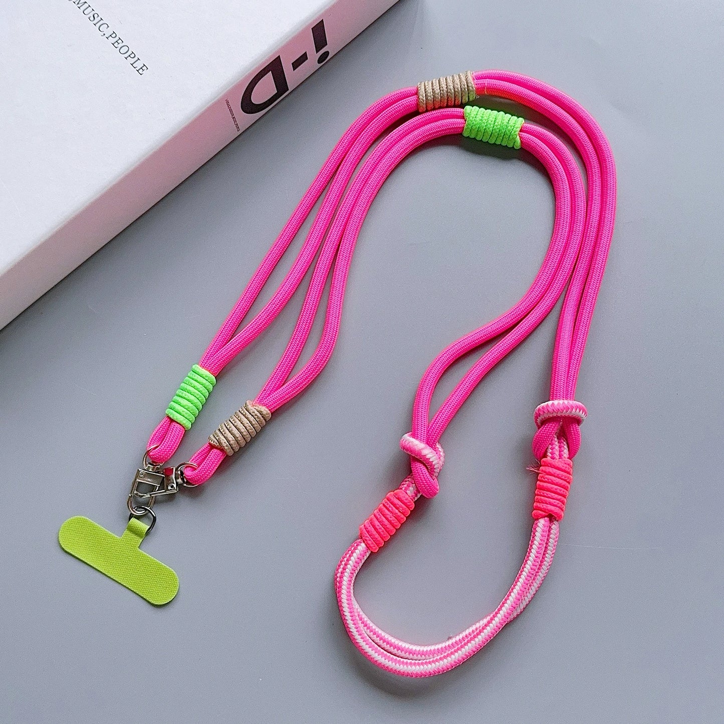 Kawaii Colorful Double-Sided Mobile Phone Lanyard πβ¨ - Trendy & Safe Shoulder Strap for Everyday Adventures! ππ±
